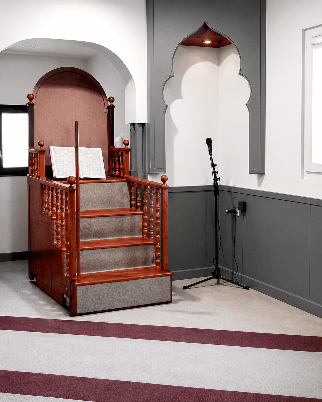 Intérieur de la Mosquée LCR